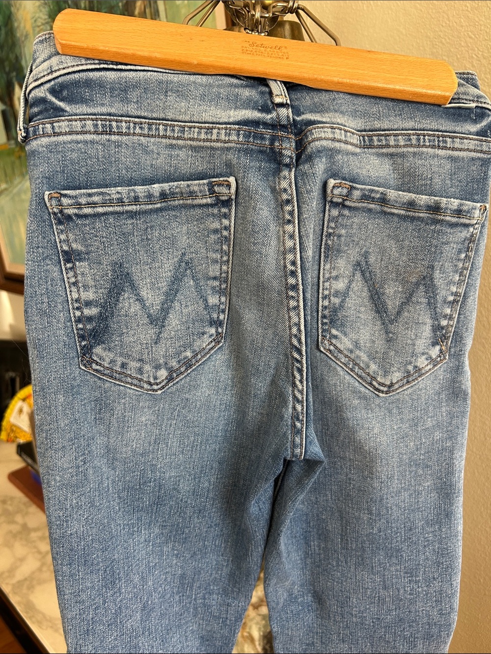 MOTHER The Rascal Ankle Fray Jeans - Picture 4 of 8